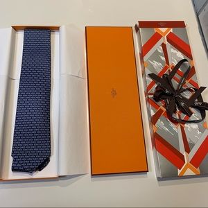 NWT Hermes silk tie
